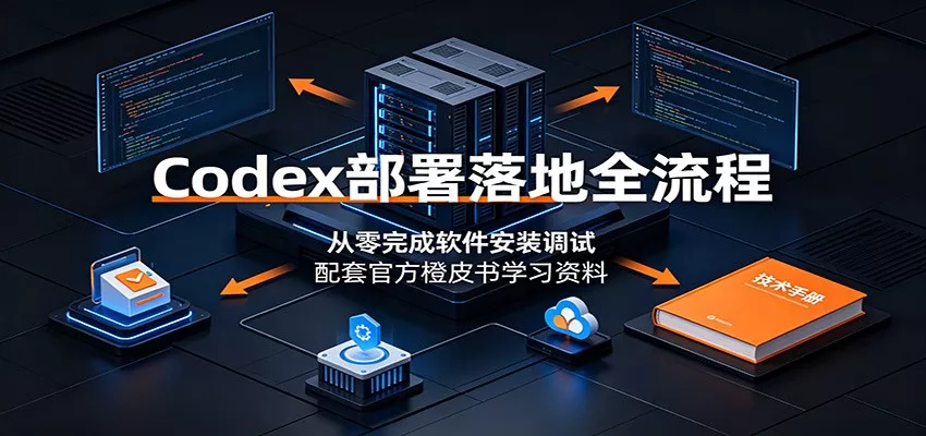 Codex部署落地全流程：从零完成软件安装调试，配套官方橙皮书学习资料客创社区-专注互联网轻资产资源整合与分享客创社区-专注互联网轻资产资源整合与分享