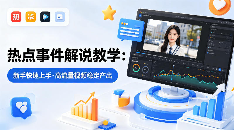 某大V的热点事件解说教学，新手也能快速上手，稳定产出高流量解说视频客创社区-专注互联网轻资产资源整合与分享客创社区-专注互联网轻资产资源整合与分享