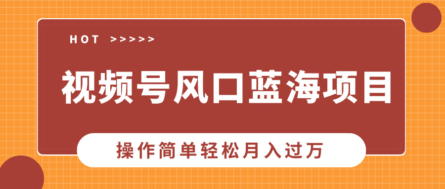视频号风口蓝海项目，中老年人的流量密码，操作简单轻松月入过万客创社 - 专注互联网轻资产创业及网络项目资源整合与分享客创社 - 专注互联网轻资产创业及网络项目资源整合与分享