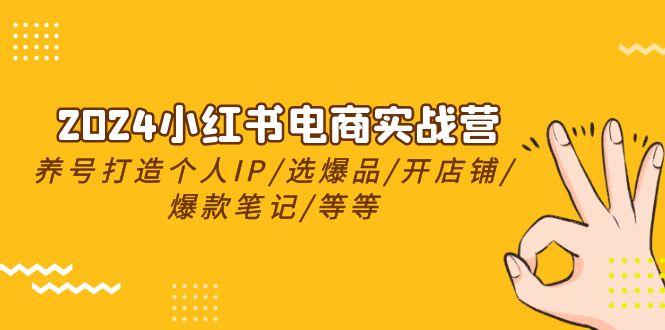 2024小红书电商实战营，养号打造IP/选爆品/开店铺/爆款笔记/等等(24节)客创社 - 专注互联网轻资产创业及网络项目资源整合与分享客创社 - 专注互联网轻资产创业及网络项目资源整合与分享