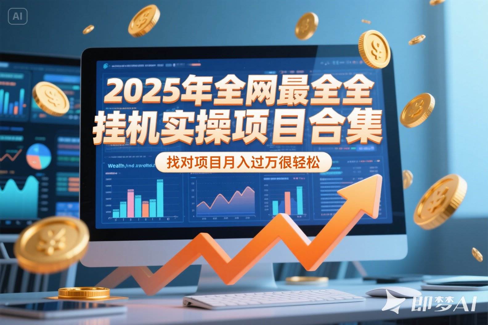 （15303期）2025年挂机实操项目实操演练，挂机类型，AI直播类型，轻资产创业类型…-客创社 - 专注互联网轻资产创业及网络项目资源整合与分享客创社-免费且强大的项目分享网站！
