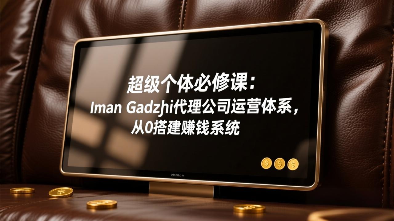 超级个体必修课：Iman Gadzhi代理公司运营体系，从0搭建赚钱系统-鱼见海资源网-免费PHP网站源码模板,插件软件网创AI智能体资源分享平台！