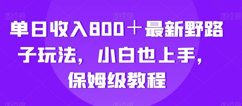 单日收入800＋最新野路子玩法，小白也上手，保姆级教程客创社 - 专注互联网轻资产创业及网络项目资源整合与分享客创社 - 专注互联网轻资产创业及网络项目资源整合与分享