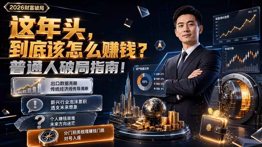 付费文章：这年头，到底该怎么赚钱？普通人破局指南！-软件百科