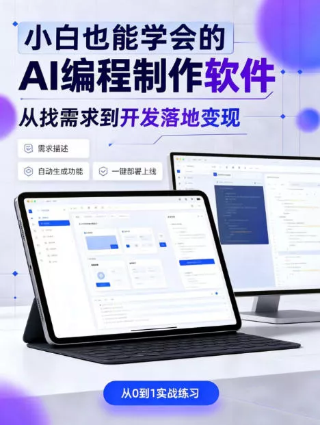 手把手教会你ai编程制作软件到变现全路径，零基础小白轻松上手，从找需求到开发落地变现【揭秘】星享资源网星享资源网