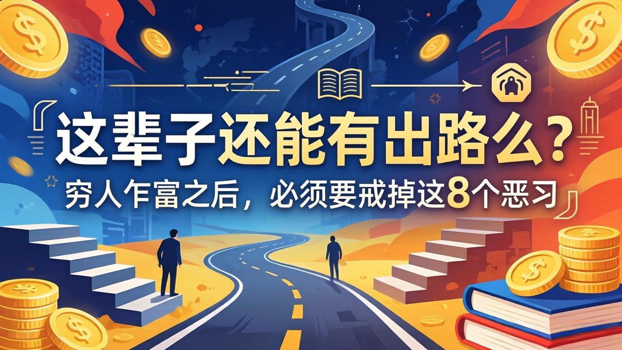 关于人生两篇付费文章【这辈子还能有出路么？】【穷人乍富之后，必须要戒掉这8个恶习】-鱼见海资源网-免费PHP网站源码模板,插件软件网创AI智能体资源分享平台！