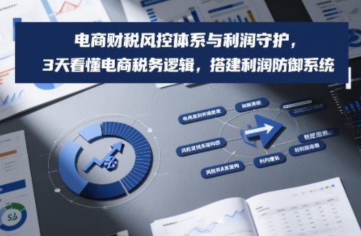 电商财税风控体系与利润守护，3天看懂电商税务逻辑，搭建利润防御系统客创社区-专注互联网轻资产资源整合与分享客创社区-专注互联网轻资产资源整合与分享