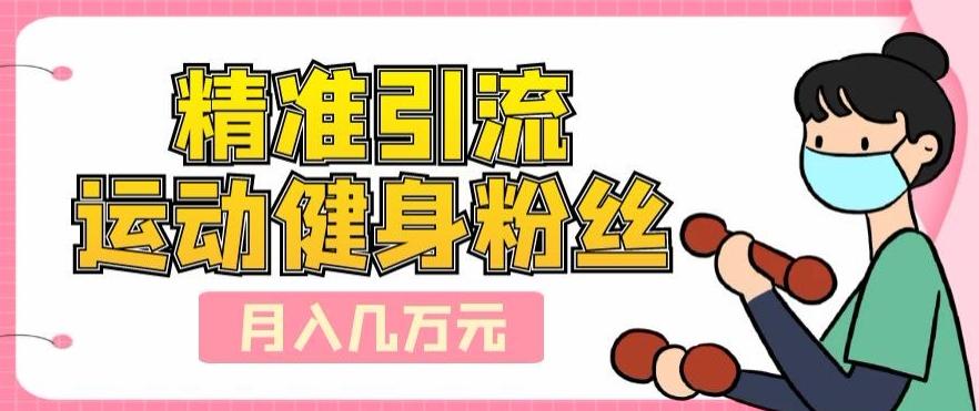 精准引流运动健身粉丝，轻松月入几万客创社 - 专注互联网轻资产创业及网络项目资源整合与分享客创社 - 专注互联网轻资产创业及网络项目资源整合与分享