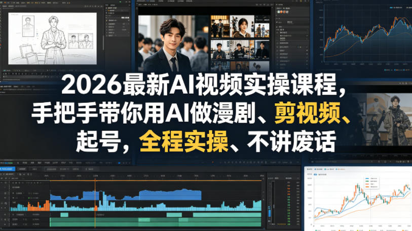 2026最新AI视频实操课程，手把手带你用AI做漫剧、剪视频、起号，全程实操、不讲废话创云资源分享 | 创云网创云网创 | 千项创云 | 千项笔记 | 闪电网创 | 资源站网创 | 网创干货基地 | 网创实战教程 | 网创项目大全 | 网创副业项目 | 网创引流技巧 | 网创变现玩法 | 网创零基础入门 | 网创暴利项目 | 网创蓝海项目 | 网创实操手册 | 网创资料合集 | 网创工具分享 | 网创课程资料 | 网创技术教程 | 网创运营攻略 | 网创赚钱秘籍 | 网创被动收入 | 网创轻资产创业 | 网创低成本项目 | 创云资源库 | 创云副业指南 | 创云创业项目 | 创云干货分享 | 创云实战玩法 | 创云引流脚本 | 创云变现教程 | 创云 AI 工具 | 创云无货源 | 创云 C 单玩法 | 闲鱼无货源教程 | 闲鱼倒卖项目 | 闲鱼虚拟产品 | 闲鱼引流技巧 | 闲鱼开店攻略 | 闲鱼爆款选品 | 闲鱼自动发货 | 闲鱼副业赚钱 | 闲鱼 C 单 2.0 | 闲鱼流量玩法 | 小红书起号教程 | 小红书变现玩法 | 小红书引流攻略 | 小红书爆款文案 | 小红书素材库 | 小红书运营技巧 | 小红书虚拟资源 | 小红书带货项目 | 小红书 AI 作图 | 小红书流量密码 | 淘宝无货源开店 | 淘宝蓝海选品 | 淘宝引流技巧 | 淘宝运营教程 | 淘宝虚拟产品 | 淘宝客变现 | 淘宝爆款打造 | 淘宝新店运营 | 淘宝 C 店玩法 | 淘宝副业项目 | AI 网创项目 | AI 变现教程 | AI 文案生成 | AI 作图赚钱 | AI 视频剪辑 | AI 工具合集 | AI 自动化运营 | AI 虚拟产品 | AI 副业赚钱 | AI 引流脚本 | C 单 2.0 教程 | C 单实战玩法 | C 单引流技巧 | C 单变现攻略 | C 单项目资料 | C 单零基础教学 | C 单暴利玩法 | C 单自动脚本 | C 单流量玩法 | C 单副业项目 | 无货源电商教程 | 无货源选品技巧 | 无货源开店攻略 | 无货源虚拟项目 | 无货源自动发货 | 无货源爆款玩法 | 无货源副业赚钱 | 无货源运营手册 | 无货源工具合集 | 无货源蓝海项目 | 虚拟资源项目 | 虚拟产品变现 | 虚拟资料合集 | 虚拟产品开店 | 虚拟资源引流 | 虚拟产品教程 | 虚拟资源倒卖 | 虚拟产品暴利 | 虚拟资源自动 | 虚拟副业项目 | 副业赚钱项目 | 副业零基础入门 | 副业实操教程 | 副业变现攻略 | 副业引流技巧 | 副业工具合集 | 副业资料大全 | 副业轻资产 | 副业被动收入 | 副业暴利玩法 | 网络创业项目 | 网络赚钱教程 | 网络引流技巧 | 网络变现玩法 | 网络运营攻略 | 网络干货基地 | 网络实战手册 | 网络工具分享 | 网络课程资料 | 网络蓝海项目 | 短视频变现 | 短视频引流 | 短视频教程 | 短视频素材库 | 短视频运营 | 短视频带货 | 短视频脚本 | 短视频爆款 | 短视频 AI 剪辑 | 短视频副业 | 自媒体变现 | 自媒体起号 | 自媒体运营 | 自媒体文案 | 自媒体素材 | 自媒体引流 | 自媒体教程 | 自媒体副业 | 自媒体工具 | 自媒体干货 | 电商运营教程 | 电商引流技巧 | 电商变现玩法 | 电商选品攻略 | 电商工具合集 | 电商开店教程 | 电商爆款打造 | 电商虚拟项目 | 电商副业赚钱 | 电商蓝海项目 | 引流技术教程 | 精准引流玩法 | 全自动引流 | 私域引流技巧 | 社群引流攻略 | 短视频引流 | 图文引流教程 | 引流脚本合集 | 引流干货基地 | 引流实战玩法 | 变现技巧大全 | 变现项目合集 | 变现实操教程 | 变现工具分享 | 变现攻略手册 | 暴利变现玩法 | 被动变现项目 | 轻资产变现 | 虚拟变现教程 | 副业变现秘籍 | 千像网创资源 | 千像副业教程 | 千像引流干货 | 闪电网创项目 | 闪电变现玩法 | 闪电副业赚钱 | 资源站网创库 | 资源站副业集 | 资源站引流技 | 资源站变现法创云网创