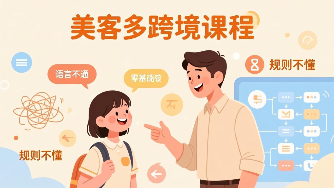 怕语言不通、怕不懂规则？零基础小白也能做的美客多跨境课，手把手带你美客多开店稳赚-鱼见海资源网-免费PHP网站源码模板,插件软件网创AI智能体资源分享平台！