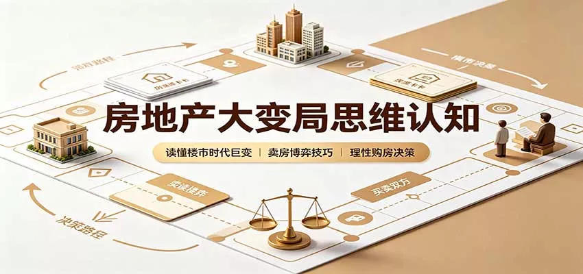 房地产大变局思维认知：读懂楼市时代巨变，卖房博弈技巧，理性购房决策客创社区-专注互联网轻资产资源整合与分享客创社区-专注互联网轻资产资源整合与分享