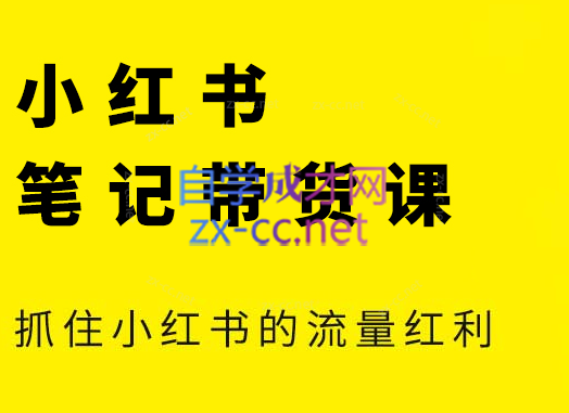 张宾·小红书笔记带货课(更新5月)-客创社 - 专注互联网轻资产创业及网络项目资源整合与分享客创社-免费且强大的项目分享网站！