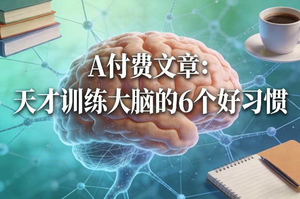 付费文章：天才训练大脑的6个好习惯-云动网创-专注网络创业项目推广与实战，致力于打造一个高质量的网络创业搞钱圈子。