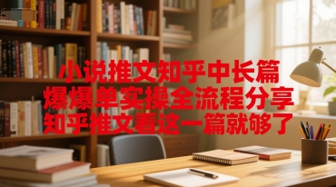 小说推文知乎中长篇爆单实操全流程分享，知乎推文看这一篇就够了-客创社 - 专注互联网轻资产创业及网络项目资源整合与分享客创社-免费且强大的项目分享网站！