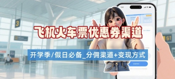 学生党必看！机票火车票优惠券申请渠道 + 项目打法，开学季节日速存-客创社 - 专注互联网轻资产创业及网络项目资源整合与分享客创社-免费且强大的项目分享网站！