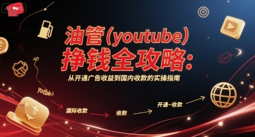 油管(youtube)挣钱全攻略：从开通广告收益到国内收款的实操指南-客创社 - 专注互联网轻资产创业及网络项目资源整合与分享客创社-免费且强大的项目分享网站！