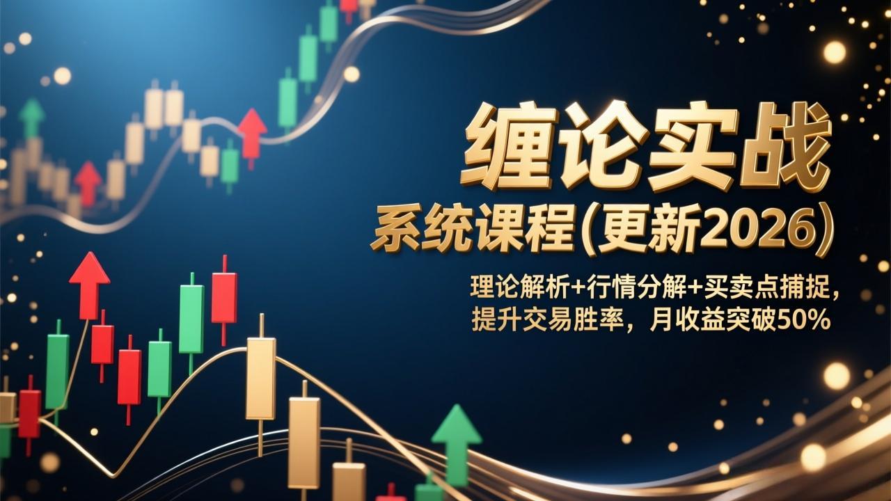 缠论实战系统课程(更新2026客创社区-专注互联网轻资产资源整合与分享客创社区-专注互联网轻资产资源整合与分享