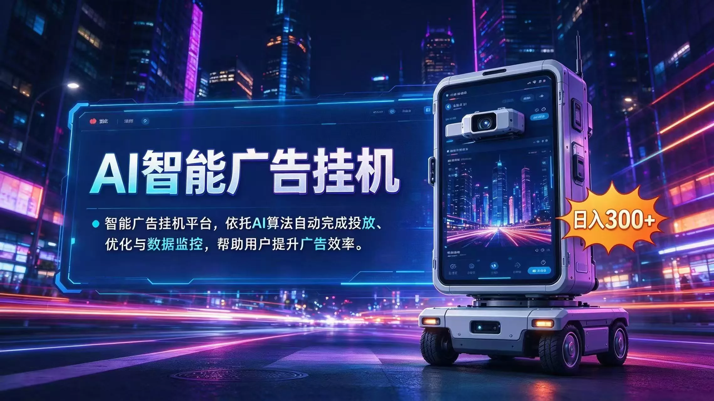 AI 智能广告挂机｜AI 自动运行，轻松托管广告任务-鱼见海资源网-免费PHP网站源码模板,插件软件网创AI智能体资源分享平台！