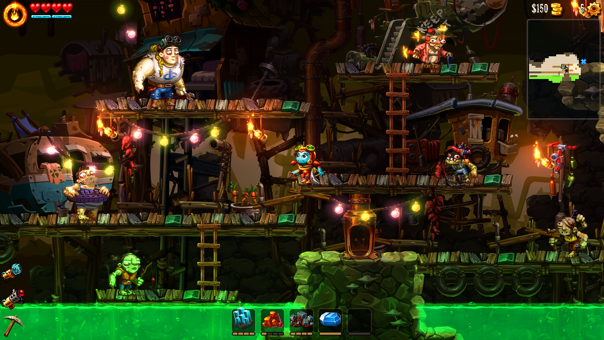 《蒸汽世界 挖掘2 SteamWorld Dig2》Switch中文版NSP下载 – 含4.1.1补丁客创社区-专注互联网轻资产资源整合与分享客创社区-专注互联网轻资产资源整合与分享