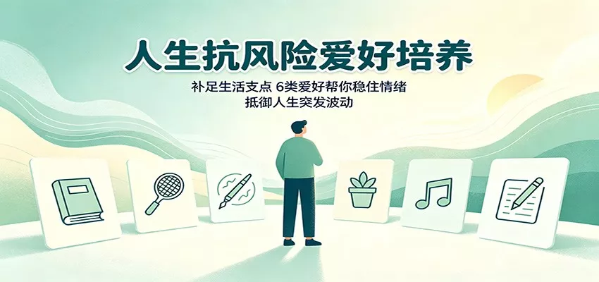 人生抗风险爱好培养：补足生活支点，6类爱好帮你稳住情绪，抵御人生突发波动星享资源网星享资源网